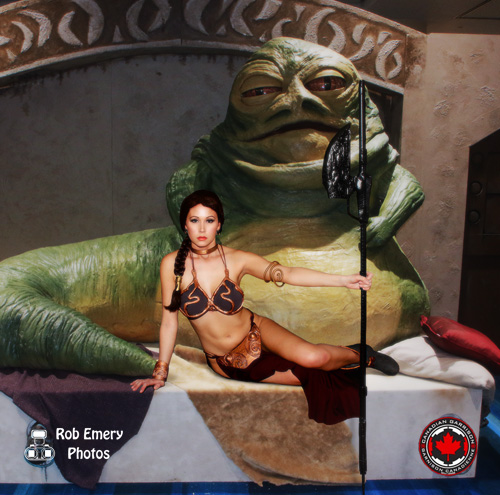 Leia in Jabba The Hutt's palace